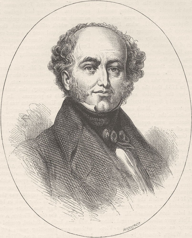 POLITICS. President Van Buren c1880 old antique vintage print picture